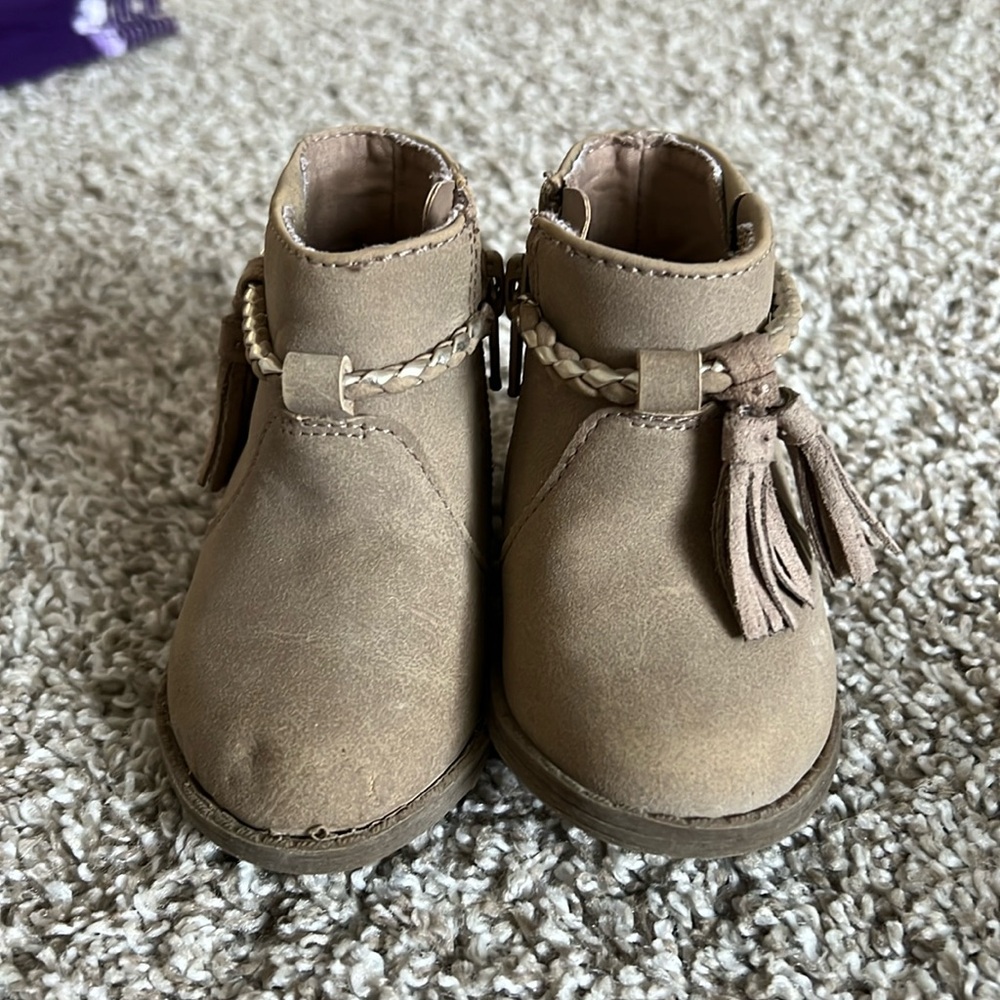 Toddler girls zip up bootie